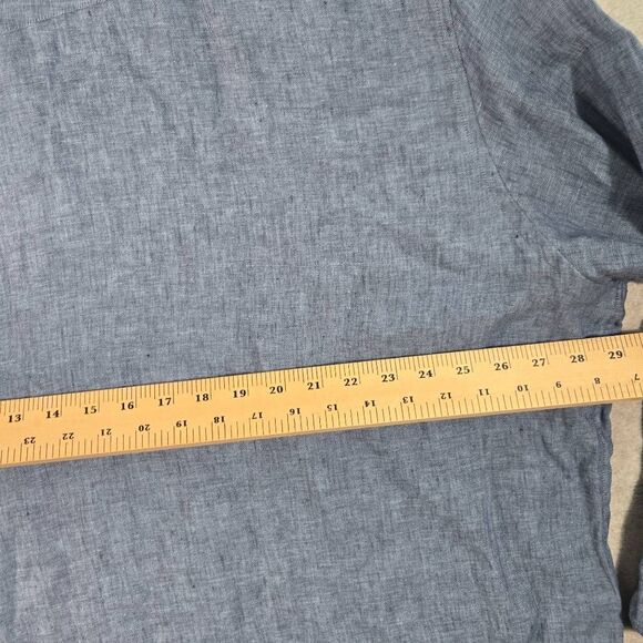 Proper cloth Linen Shirt Long Sleve 3XL Pockets - Picture 8 of 12